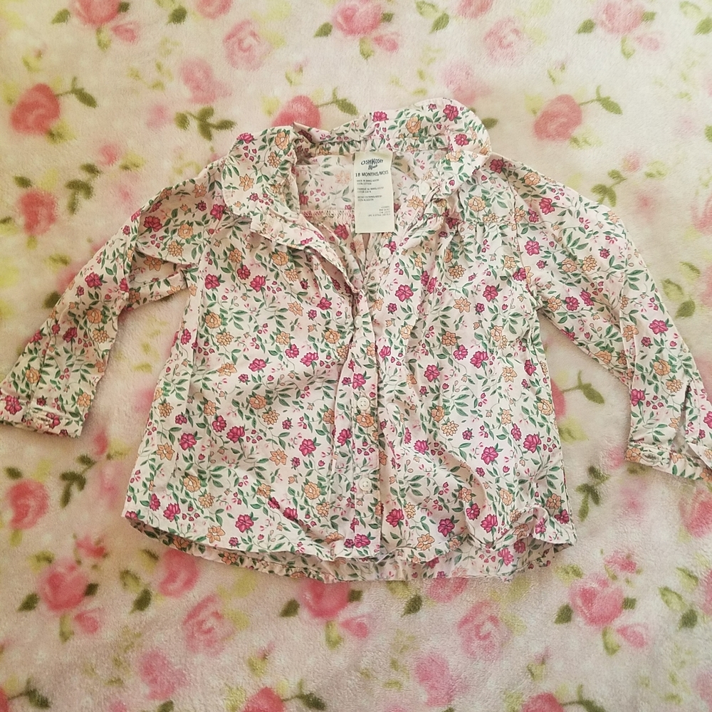 DONATED! 18 month Oshkosh button down shirt